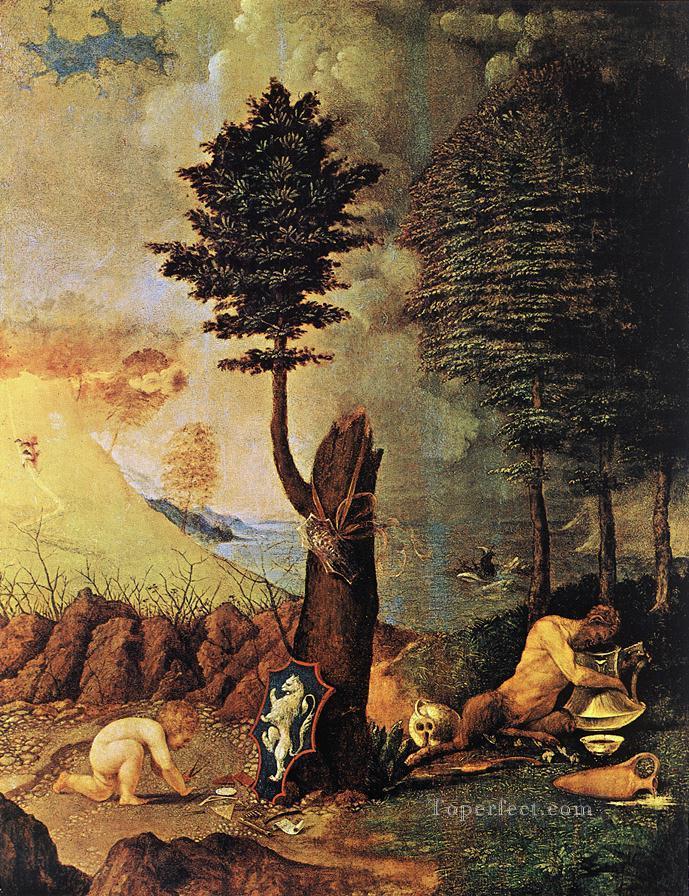 Allegory Renaissance Lorenzo Lotto Oil Paintings